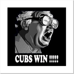 CUBS WIN // HARRY CARAY Posters and Art